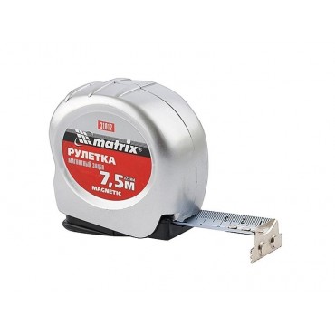Рулетка 7.5 м х 25 мм Magnetik MATRIX 31012