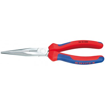 Длинногубцы 200 мм прямые с резцом KNIPEX KN-2615200