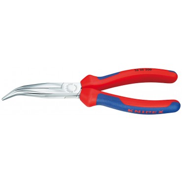 Длинногубцы 200 мм изогнутые с резцом KNIPEX KN-2625200