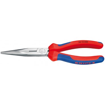Длинногубцы 200 мм прямые с резцом KNIPEX KN-2612200
