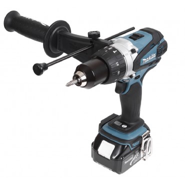 Дрель-шуруповерт аккумуляторная MAKITA ударная DHP458RFE