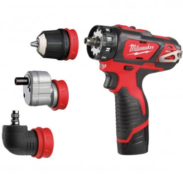 Дрель-шуруповерт аккумуляторная MILWAUKEE М12 ВDDXKIT-202C 4933447836