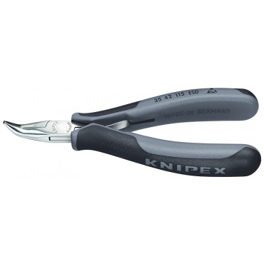 Плоскогубцы для электроники 115 мм изогнутые KNIPEX KN-3542115ESD