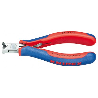 Бокорезы для электроники торцевые 115 мм прямые KNIPEX KN-6402115