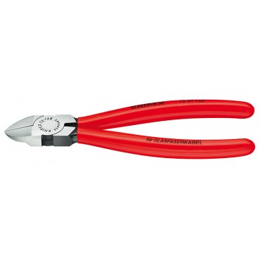 Кусачки боковые 160 мм прямые для оптоволоконных кабелей KNIPEX KN-7251160