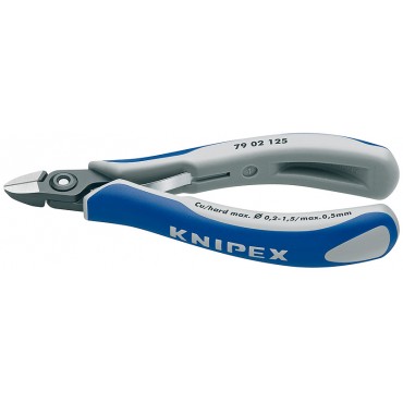 Бокорезы для электроники прецизионные 125 мм прямые KNIPEX KN-7902125