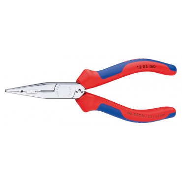 Плоскогубцы 160 мм прямые для электрика KNIPEX KN-1305160
