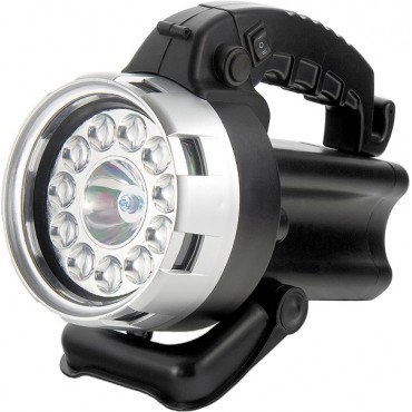 Фонарь поисковый аккумуляторный 11 LED + галоген 25W STERN 90532