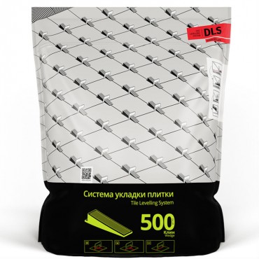 Клинья 500 шт пакет DLS 1 DLS0500