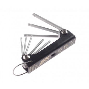 Набор шестигранных ключей TORX T9-T40 раскладной 8 шт JTC-3502