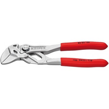 Клещи электромонтажные 125 мм-гаечный ключ KNIPEX KN-8603125