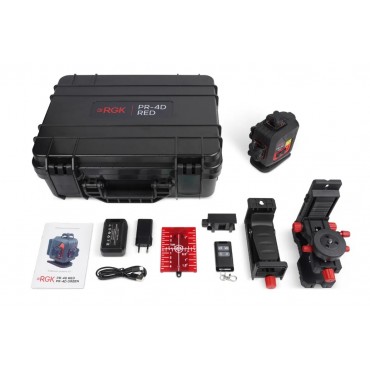 Уровень лазерный PR-4D Red RGK 756822