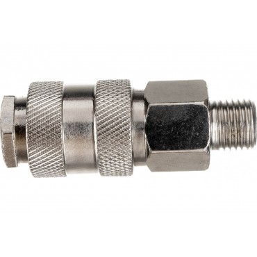Быстросьем автомат наружная резьба 1/4" Pegas 3203