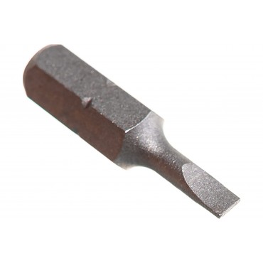 Бита вставка 1/4" SL3 25 мм шлицевая Ombra 514530