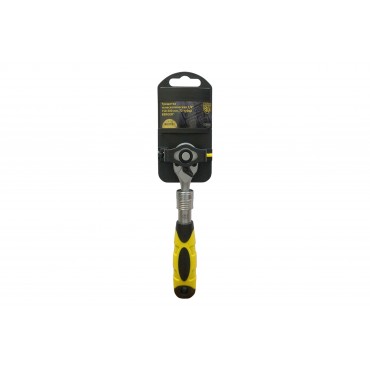 Трещотка 1/4" 72 зубца телескопическая 150-200 мм Berger BG2183