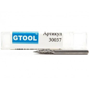 Борфреза G3х13х3х50 мм парабола для гравера GTOOL 30037