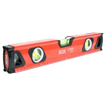 Уровень пузырьковый U7040 400 мм 3 глазка RGK 4610011873591
