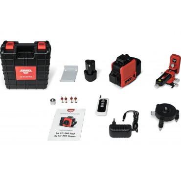 Уровень лазерный AMO LN 3D-360 Red RGK 750165