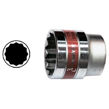 Головка торцевая 1/2" 17 мм 12-ти гранная MATRIX 13690