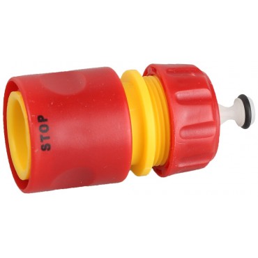 Соединитель с автостопом из ударопрочной пластмассы, 1/2" Grinda 8-426329_z01